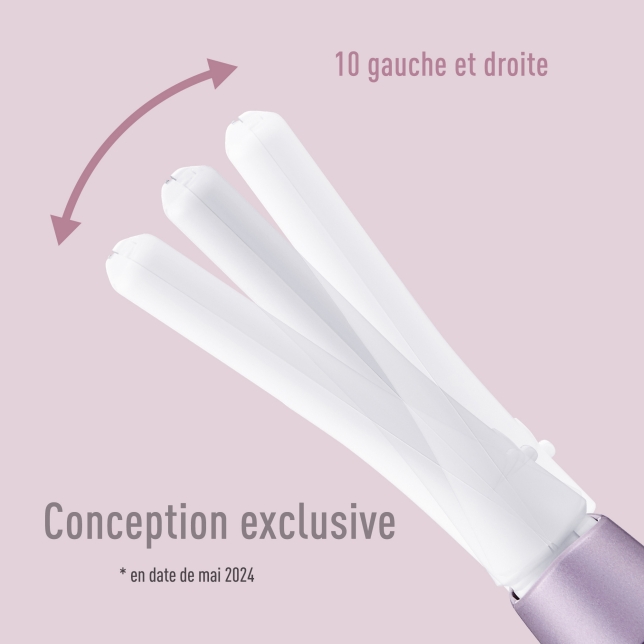 Tête pivotante et flexible pour une finition lisse