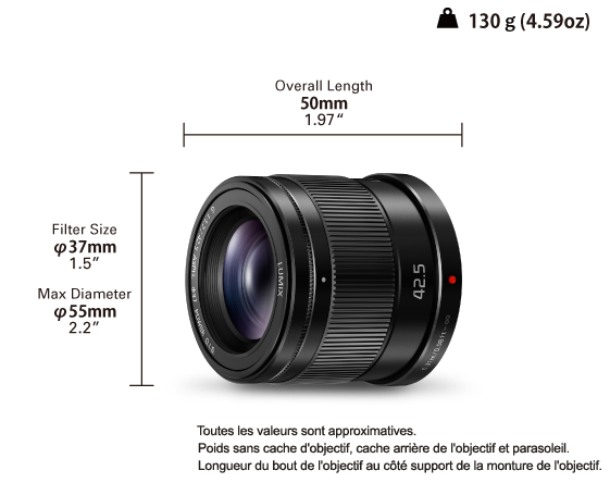 Objectif LUMIX G H-HS043