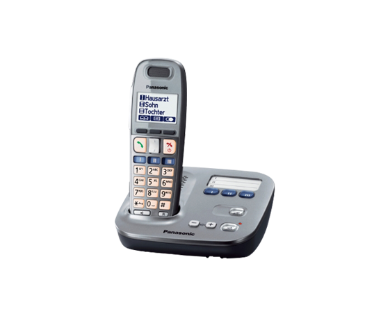 KX-TG6571 DECT Cordless/ECO/Comfort/argent