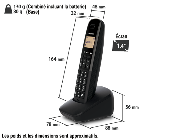 Téléphone KX-TGB610