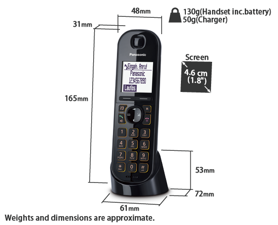 Téléphone sur iP KX-TGQ200