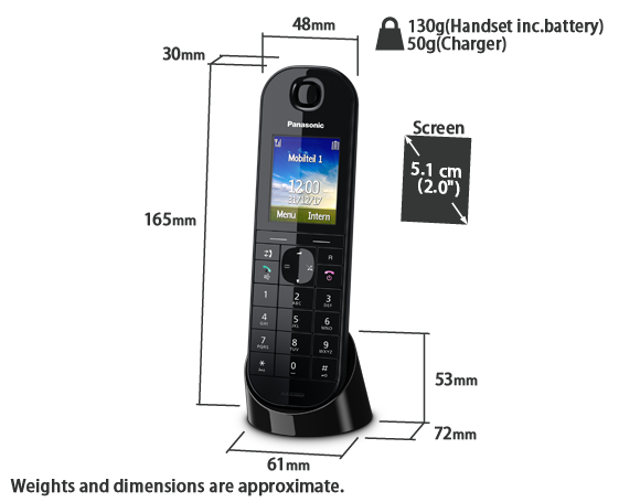 T&eacute;l&eacute;phone sur iP KX-TGQ400