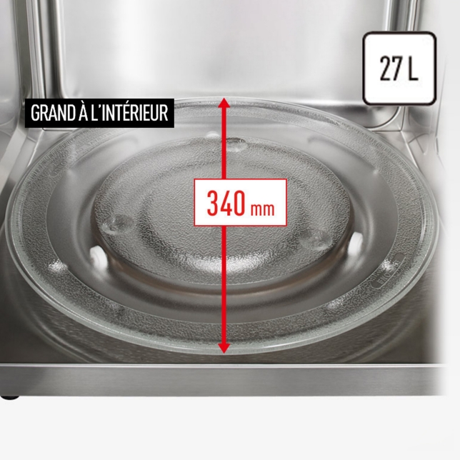 Plus de place pour la cuisson