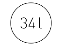 34 L