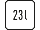 Contenance four : 23 L