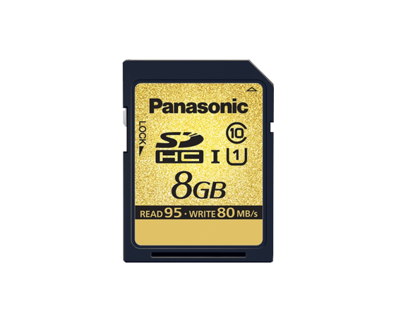 RP-SDA08GE1K SDHC Memory Card 8 GB CLASS 10/UHS-I