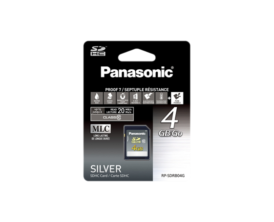 RP-SDRB04G Carte mémoire SDHC, 4 Go