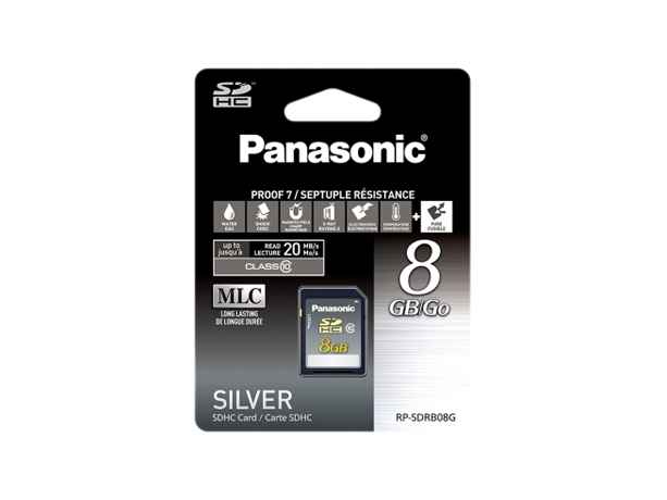 Photo de RP-SDRB08G Carte mémoire SDHC, 8 Go