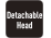 Tête détachable
