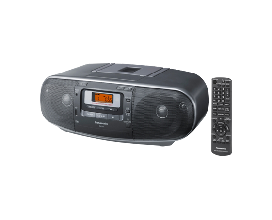  RX-D55 Radiocassette CD MP3 puissant et compact