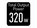 Puissance de sortie totale 320W
