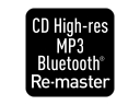 CD haute résolution / MP3 / remasterisation Bluetooth