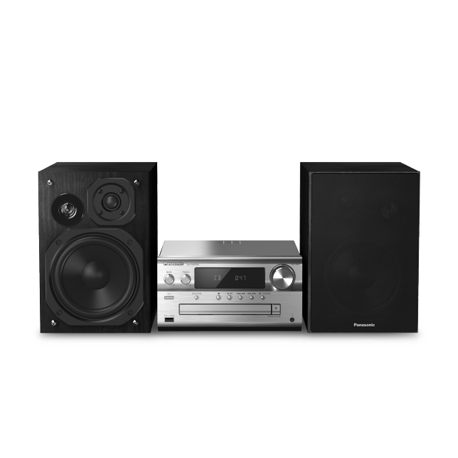 Photo de SC-PMX94 High-Resolution Audio System with DAB+ Radio, CD Player & Bluetooth : Argenté