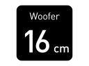 Woofer de 16 cm