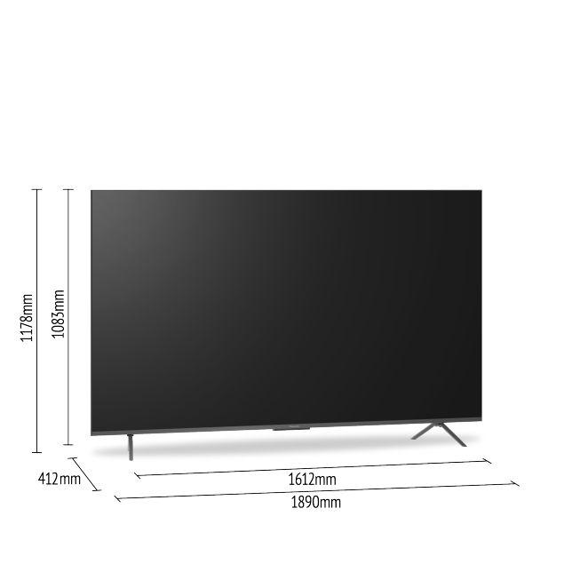 Photo de Téléviseur intelligent Mini LED 4K HDR 85 pouces TV-85W95BEG