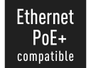 Kompatibilní se sítí ethernet a PoE+