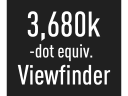 Hledáček Live View ekvivalentní 3 680 000 bodů