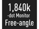Monitor Free angle s 1 840 000 bodů