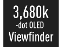 Hledáček OLED Live View (3 680 000 bodů)
