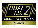 5-osý stabilizátor Dual I.S. 2 (stabilizátor obrazu)