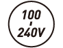 100–240 V