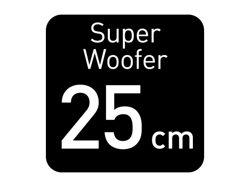 Super basový reproduktor 25 cm
