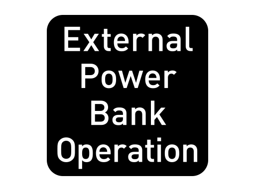 Externí provoz s power bankou