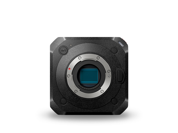 Produktabbildung LUMIX Kamera der Serie DC-BGH1 im Box-Style