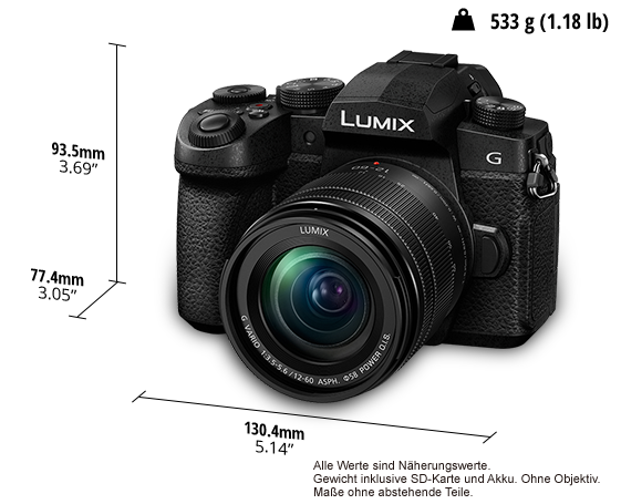 DC-G91M LUMIX G DSLM Wechselobjektivkamera