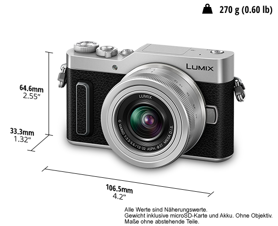 LUMIX DSLM-Systemkamera (Digital Single Lens Mirrorless) DC-GX880K