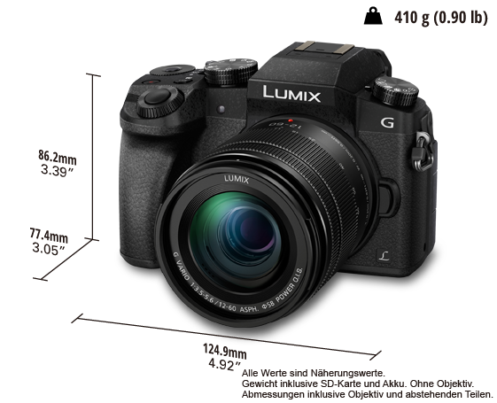 DMC-G70M LUMIX G DSLM Wechselobjektivkamera