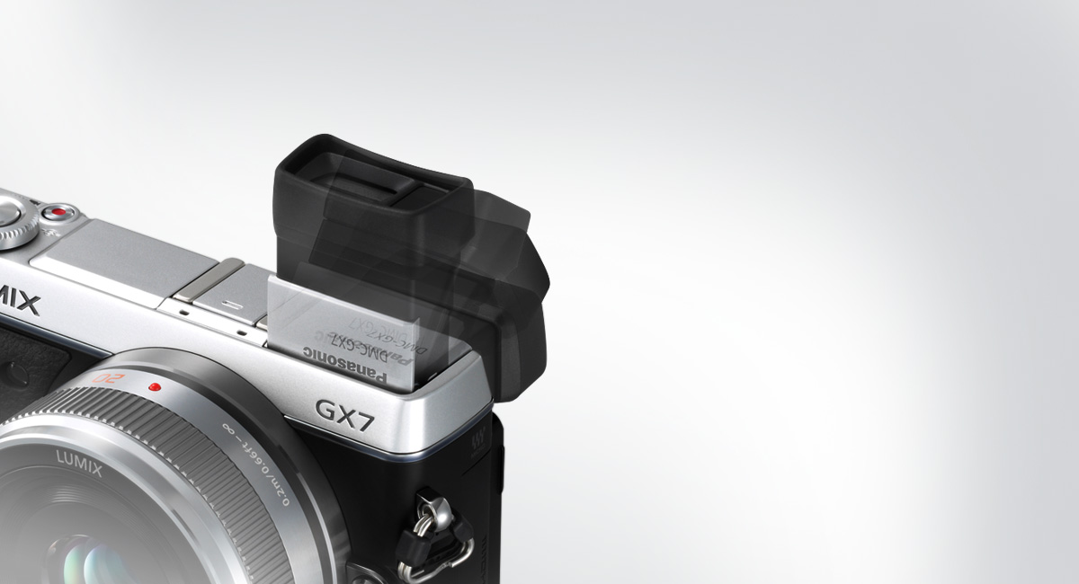 Klappbarer Live-View-Sucher