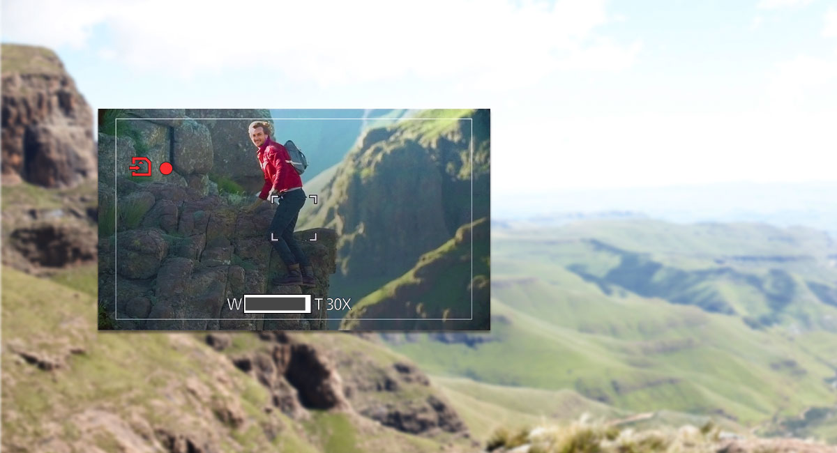 30-fach optischer Zoom für Video