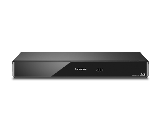Panasonic DMR-BST740EG9 Blu-ray Rekorder 500GB Festplatte Twin HD DVB-S-Tuner, Einkabelfunktion, WLAN, 2x CI+, HbbTV, 4K Upscaling, Streaming schwarz