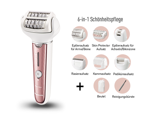 ES-DEL8A Nass/Trocken-Epilierer