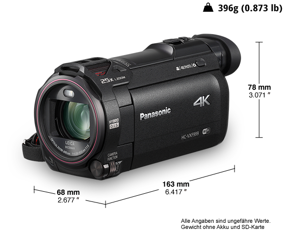 4K Ultra HD-Camcorder HC-VXF999