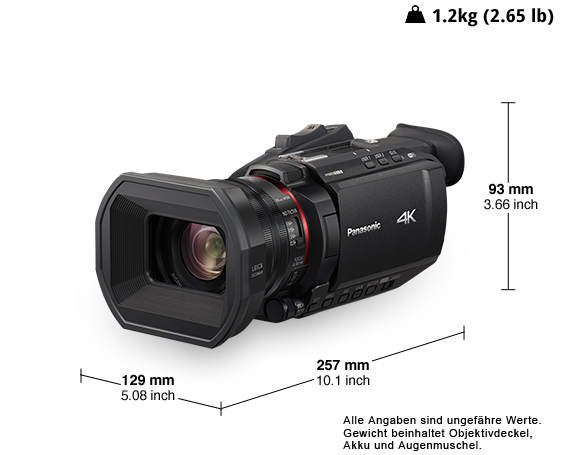 Professioneller 4K Camcorder HC-X1500