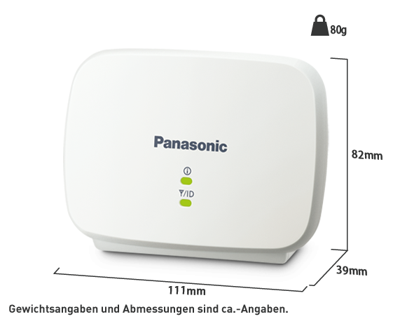 Optionaler DECT Repeater KX-HNH200