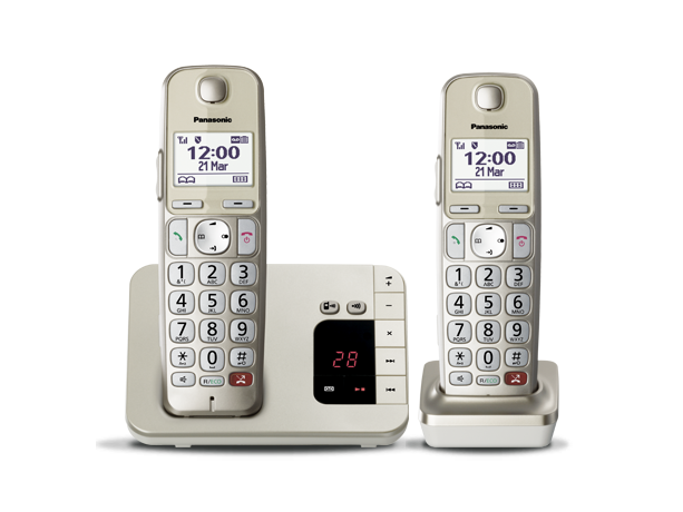 Produktabbildung Schnurloses Digitaltelefon mit Anrufbeantworter KX-TGE262