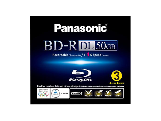 Produktabbildung LM-BR50LWE3 Blu-ray Disc (6x, einmal beschreibbar)