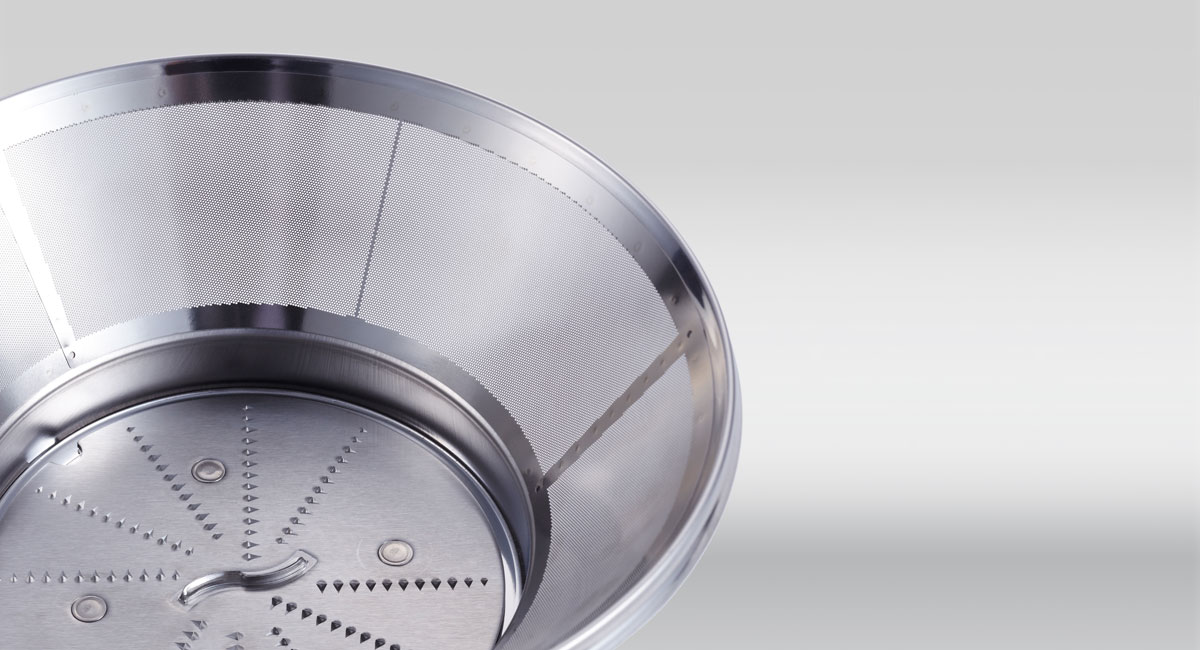 Zentrifuge komplett aus Edelstahl
