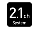 2.1-Kanal-Lautsprechersystem