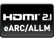 HDMI2.1 eARC / ALLM