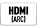 HDMI-udgang (ARC)
