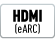 HDMI-udgang (eARC)