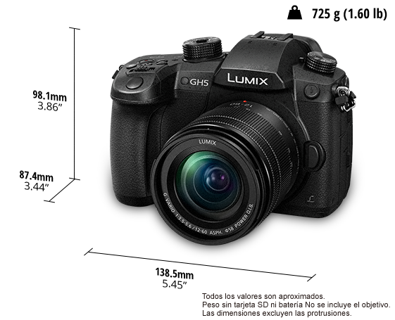 Cámara digital de objetivo individual sin espejo LUMIX DC-GH5M