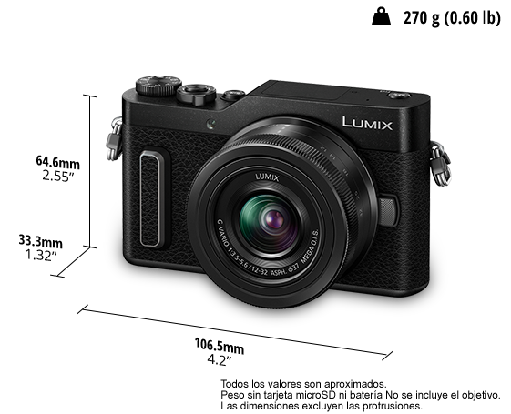 Cámara digital de objetivo individual sin espejo LUMIX DC-GX880K