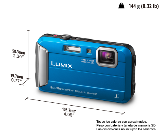 Cámara digital LUMIX DMC-FT30 PACK