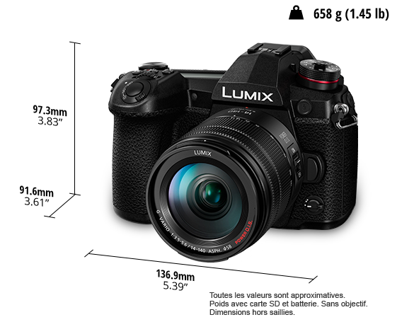 Appareil photo hybride DC-G9H