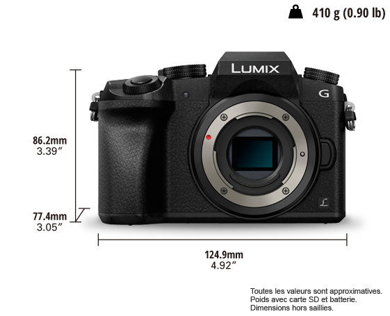 Appareil photo hybride DMC-G7